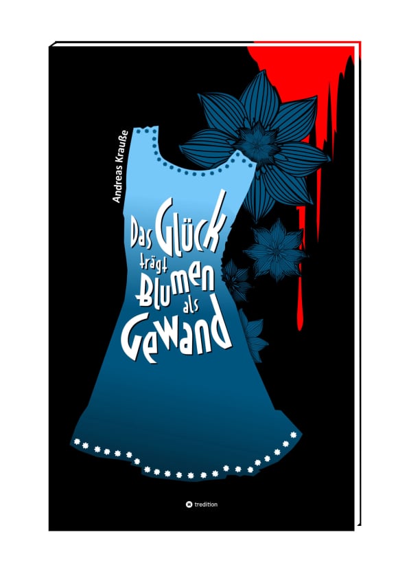 Das Glück trägt Blumen als Gewand